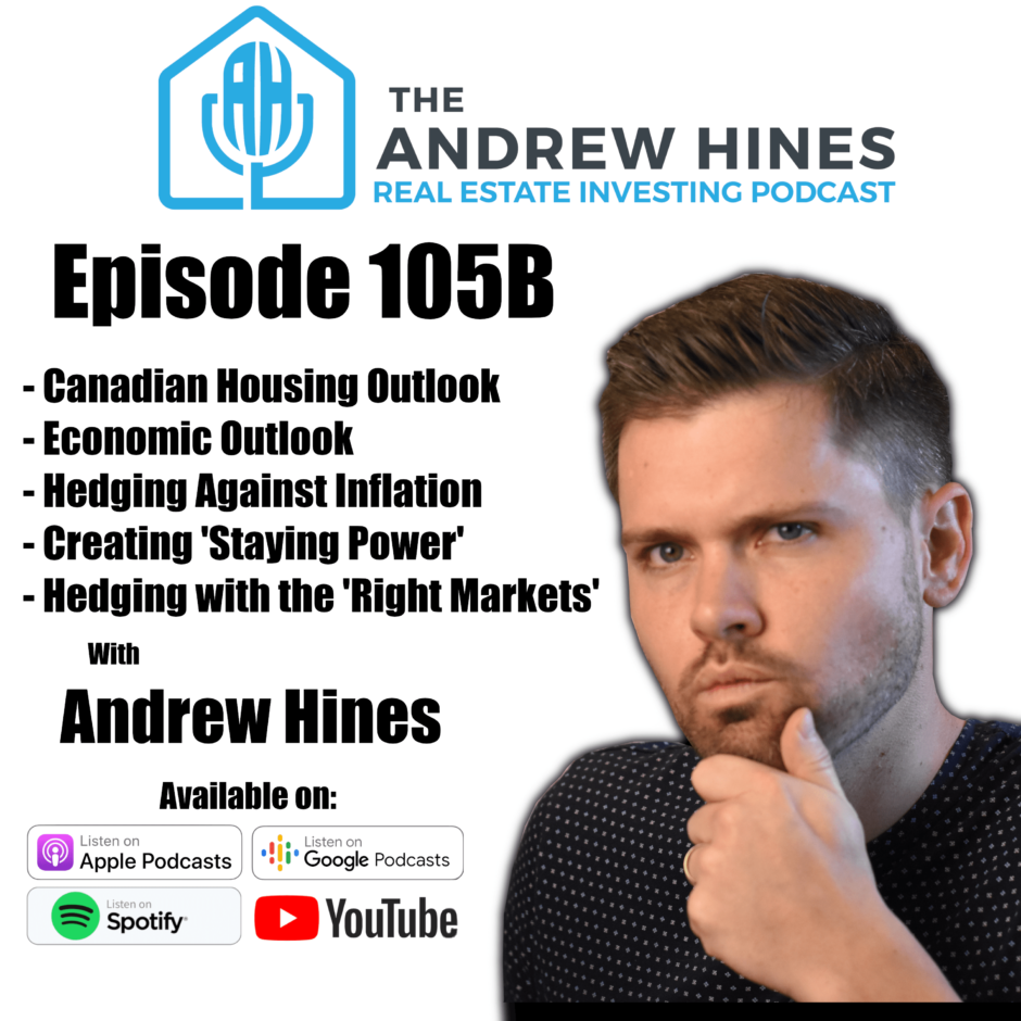 Andrew Hines promo slide for economic outlook episode