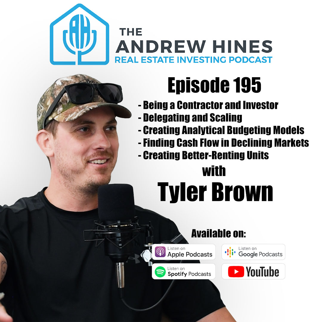 tyler brown of twb group, twb construction on andrew hines podcast